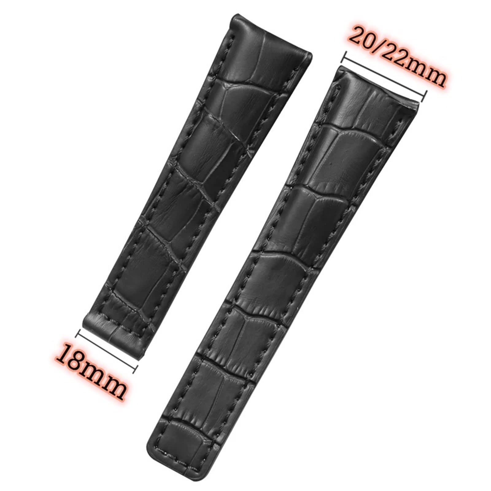 Uhrenarmband aus echtem Leder, 20 mm, 22 mm, für Uhrenarmbänder, Herren-Armbanduhren