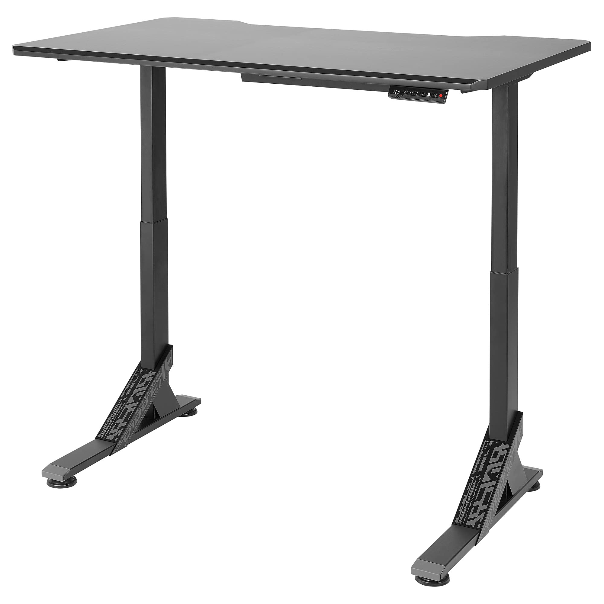 Amazon | IKEA(イケア) ゲーミングデスク UPPSPEL 140x80cm ブラック 