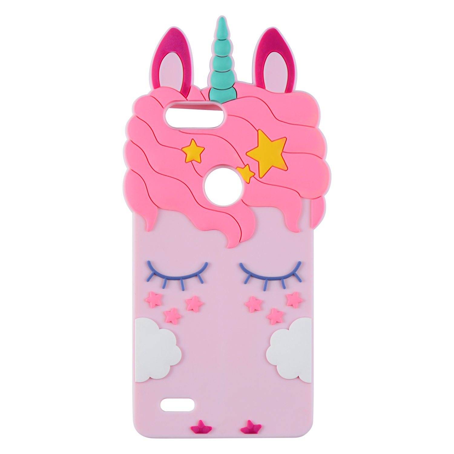 Amazon Com Joyleop Case For Zte Blade Z Max Zte Zmax Pro 2 3d Cartoon Soft Silicone Cute Fun Cover Kawaii Unique Kids Girls Lady Animal Character Rubber Shockproof Protector For Zte Sequoia Z982 Pink