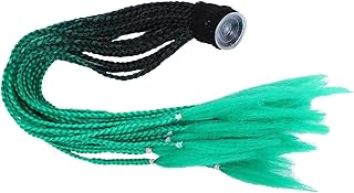 Milisten Capacete Trança Gorro Capacetes Para Motocicletas Capacete De Bicicleta Rabo De Cavalo Trançado Capacete Trança Rabo De Cavalo Capacete Decoração Fornecimento Para Tecer Decorar