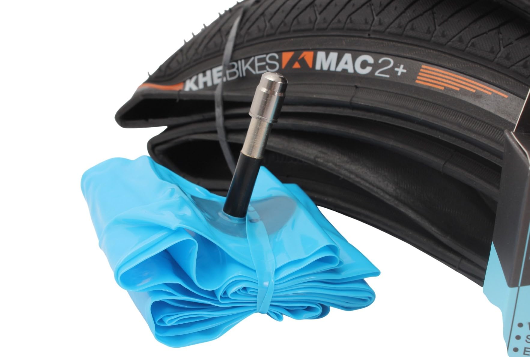 KHE MAC2+ BMX Reifen Set 20 Zoll – 1,42 kg Ersparnis – 2X Faltreifen 2,30 – 2X TPU Schlauch – Kevlar – Street & Park Performance