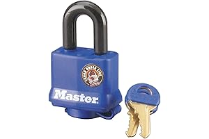 Master Lock 312D Weatherproof Freeze Proof Padlock for Harsh Conditions