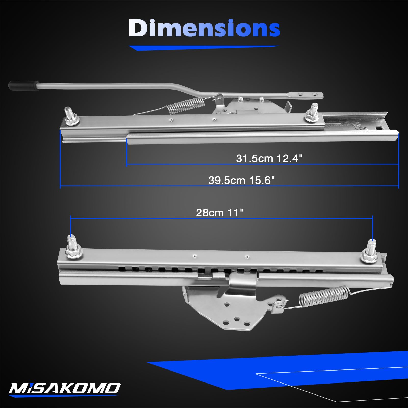 Aazon.co: Universal Adjustable Seat Slider, Dual Locking Rails...