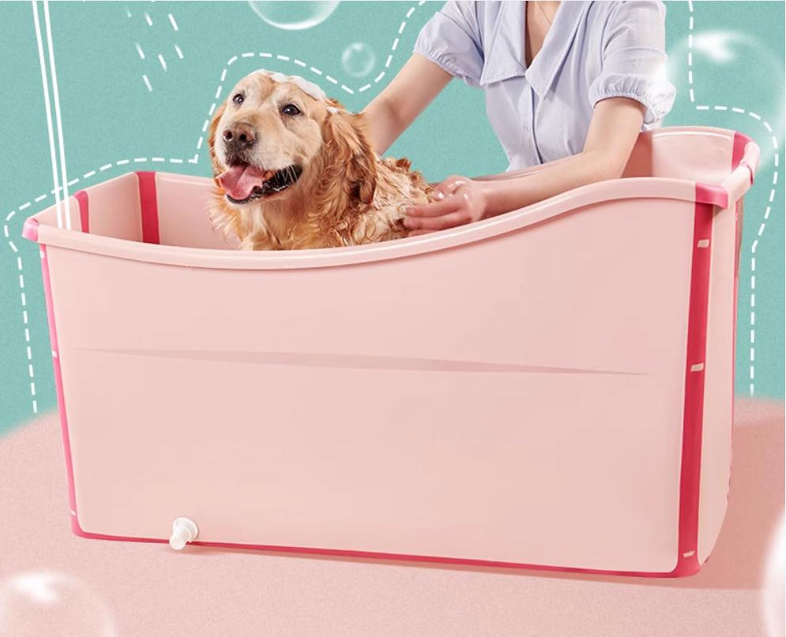 Vasca da bagno per adulti, vasca pieghevole per bambini, vasca da bagno pieghevole per acqua calda, vasca da bagno fredda, contenitore per sauna, coperchio per sauna e sapone, vasca da bagno per spa,