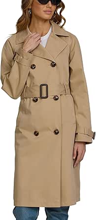 Steve Madden Long Lapel Trench Coat for Women