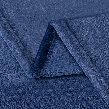 Kuscheldecke grau Decke als Wohndecke/Couchdecke, extra weiche warme Fleecedecke, flaushig und plüsch Mikrofaser… – Bild 3