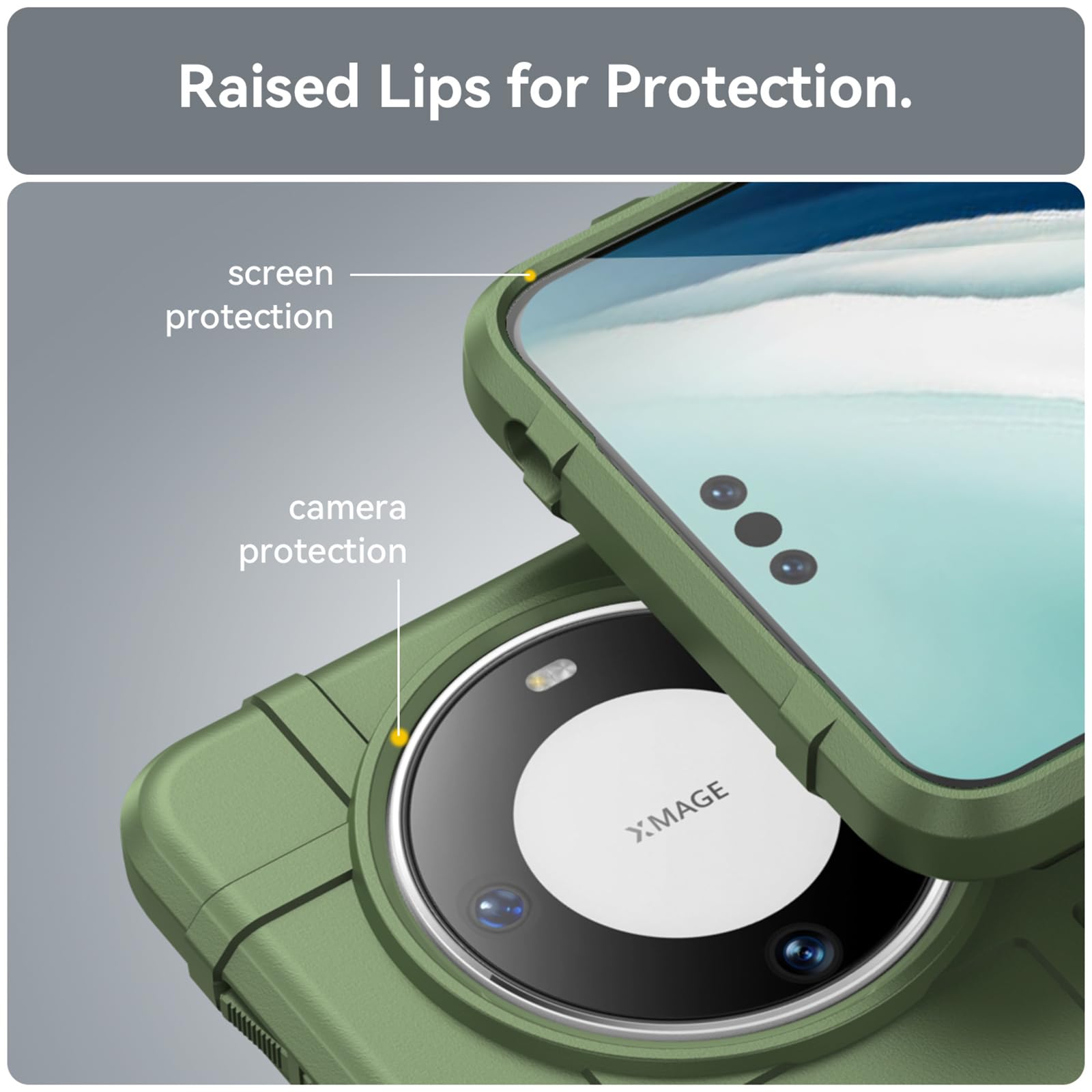 Ysnzaq Coque Pour Huawei Mate 60 6.69", [Militaire Grade] Ultra-Mince