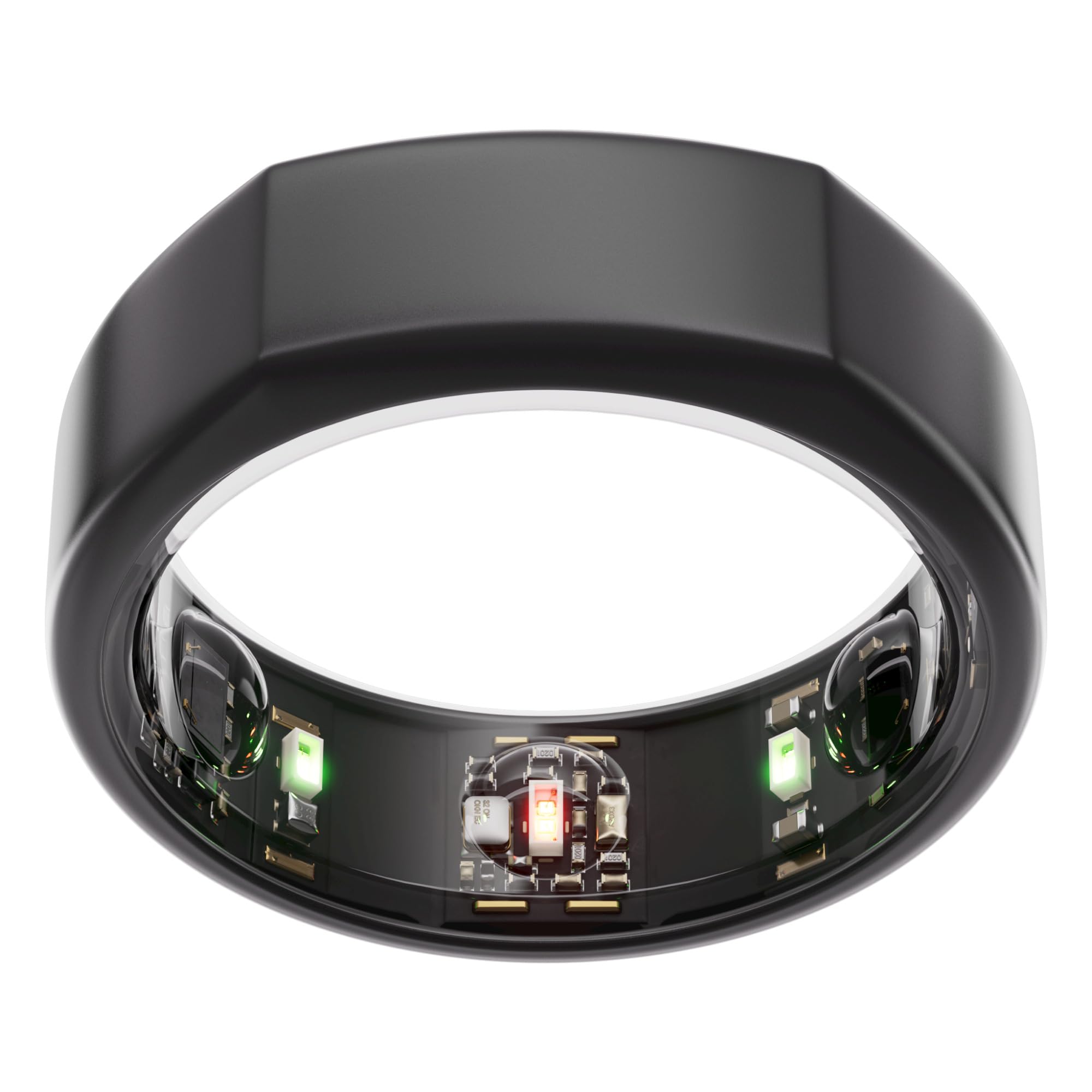 Oura Gen3 Heritage Anneau connecté - Taille 6, Stealth | Suivi sommeil, fréquence cardiaque et activité - Max. 7 jours d'autonomie - Compatible iOS/Android - Baguier Oura pour trouver votre taille