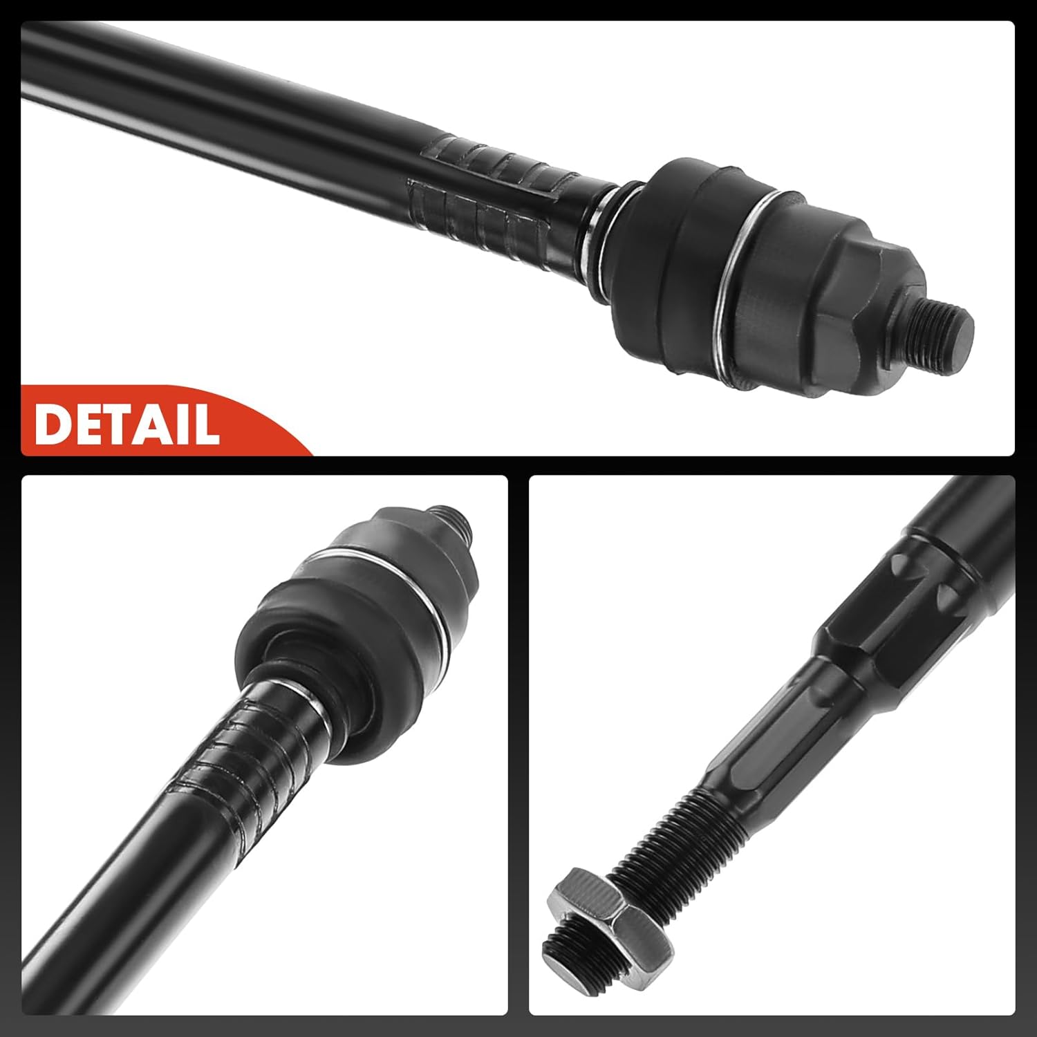 A-Premium Set of 4, Front Inner & Outer Tie Rod End Kit, Compatible with Honda CR-V 2002 2003 2004 2005 2006