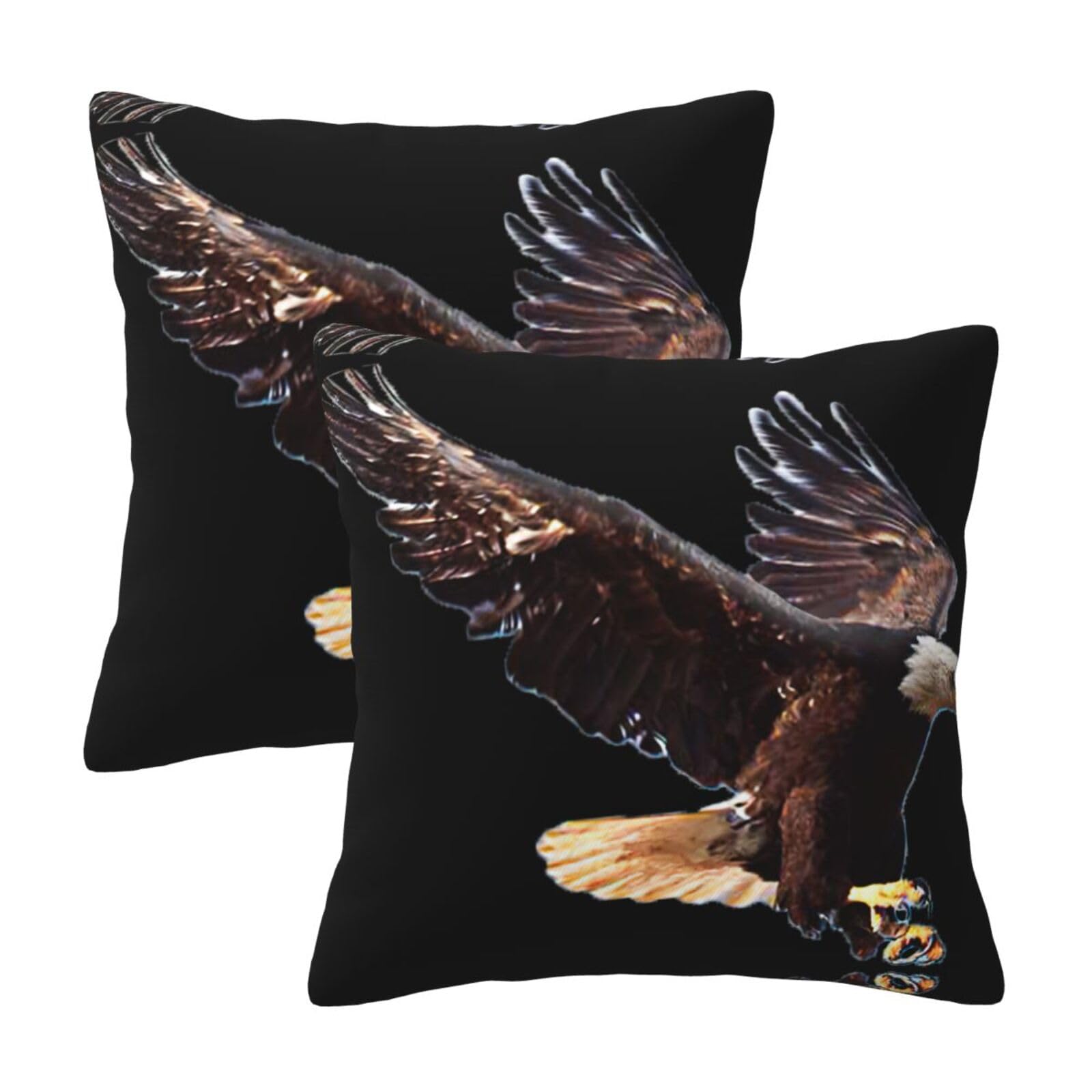 RRhgipp An Eagle Throw Pillow Cases Decorative Cushion Covers Couch Bed Sofa Decoration Xmas Gifts Bed
