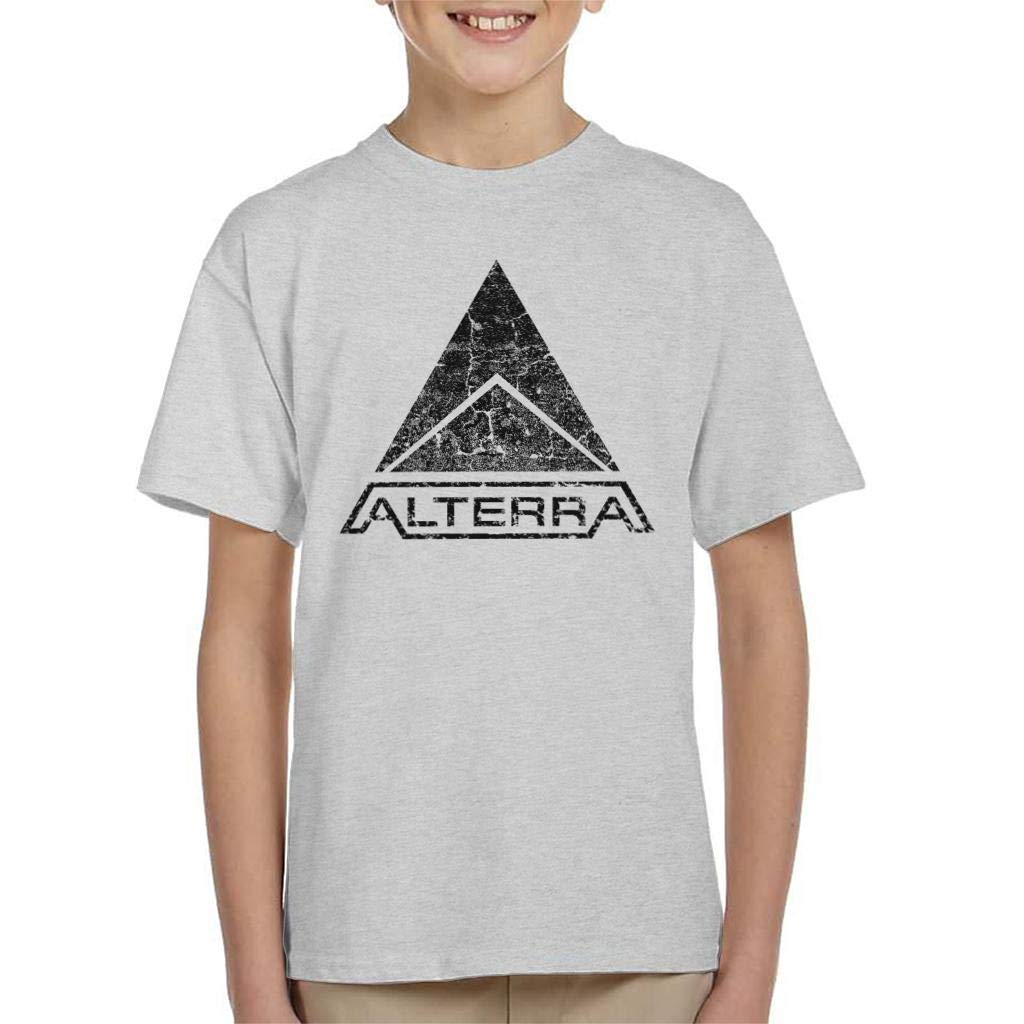 Cloud City 7 Dharma Initiative Logo Lost Kid's T-Shirt Heather Grey