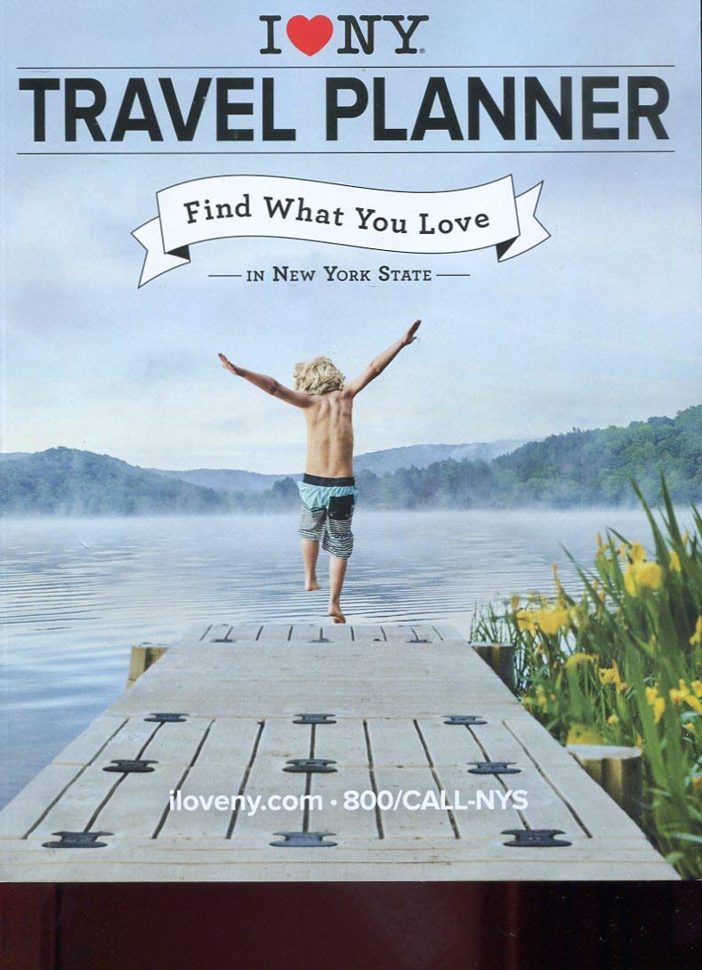 I LOVE NEW YORK TRAVEL PLANNER /NY STATE /ILLUSTRATED MAGAZINE FORMAT