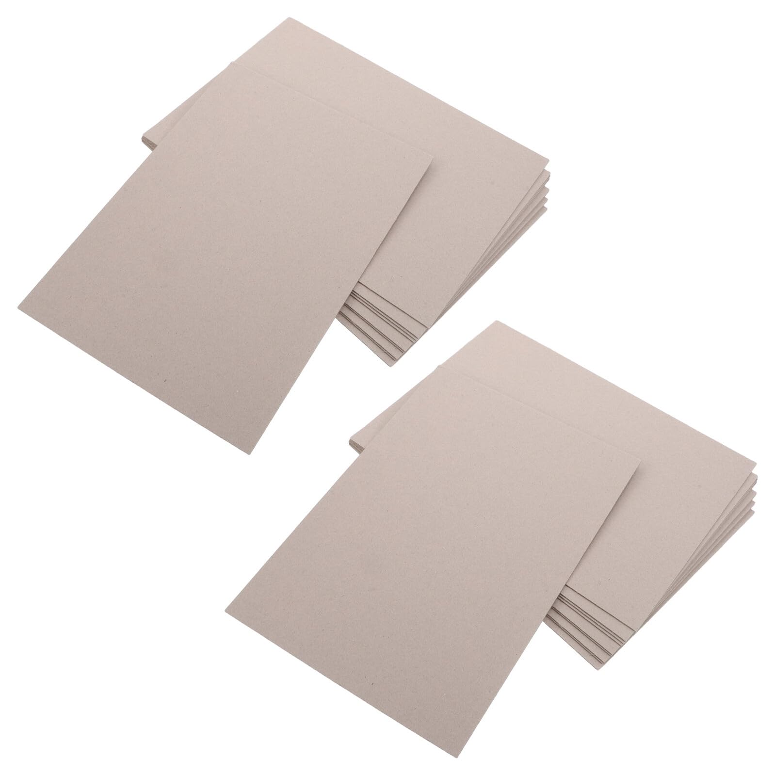 TOYANDONA 20pièces Carton Ondulé Gris de Épaisseur pour Loisirs Créatifs Couvertures de Reliure et Scrapbooking