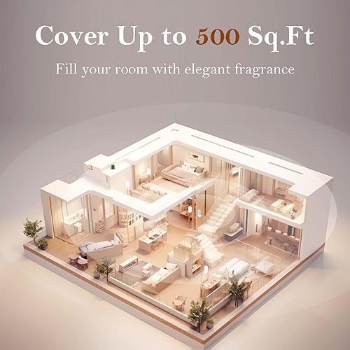 Miniatura 4 de Veryscent - Difusor sin agua enchufable para el hogar y la oficina, aceite esencial de aroma sin agua incluido, con luz nocturna, cobertura máxima