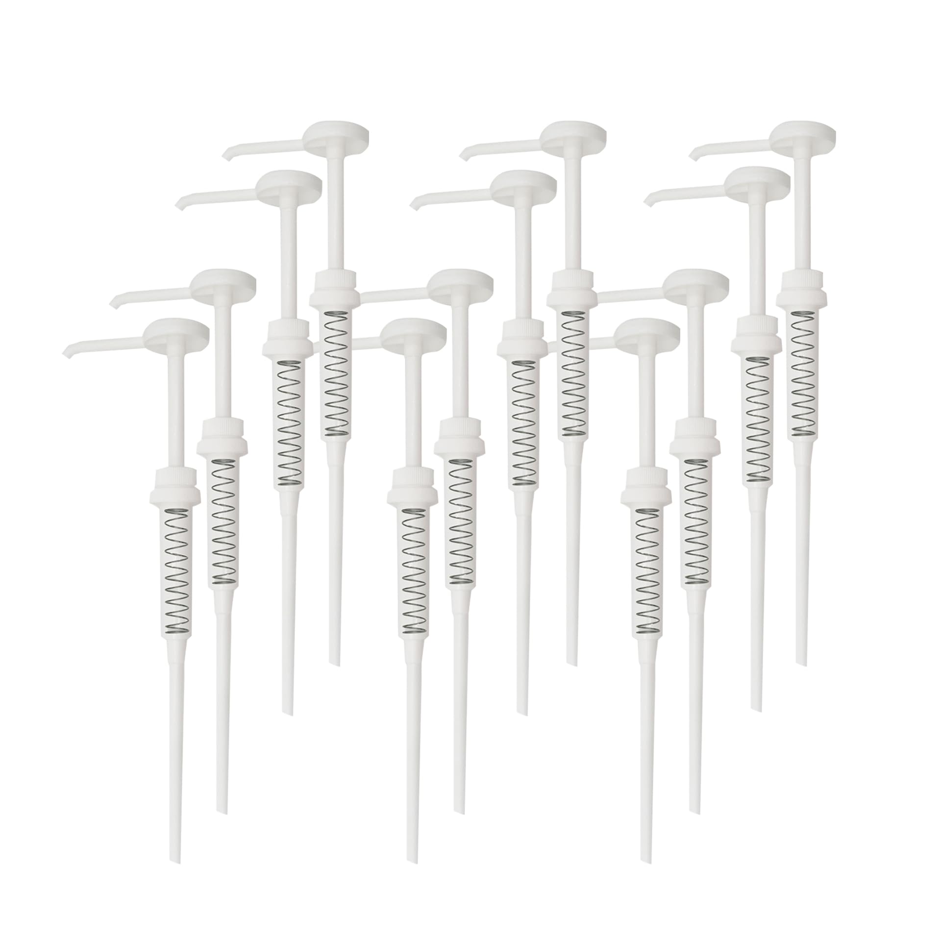 Heavy-Duty Gallon Pump Dispenser, 38/400, 30ML Dispense, 11-1/4" Dip Tube – Fits Standard Gallon Bottles - Dispenser for Soap, Shampoo, Lotion (12)