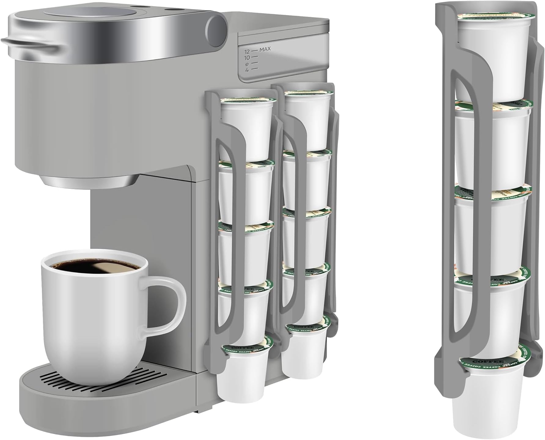 MOLFUJ Coffee Pod Holder, Clear K Cup Holder Plastic