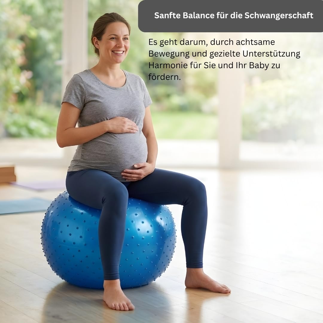 Endless Piłka do jogi zapobiegająca pękaniu, gruba piłka gimnastyczna PCW do fitnessu, pilatesu, stabilności i treningu domowego, krzesło balansowe dla mężczyzn i kobiet