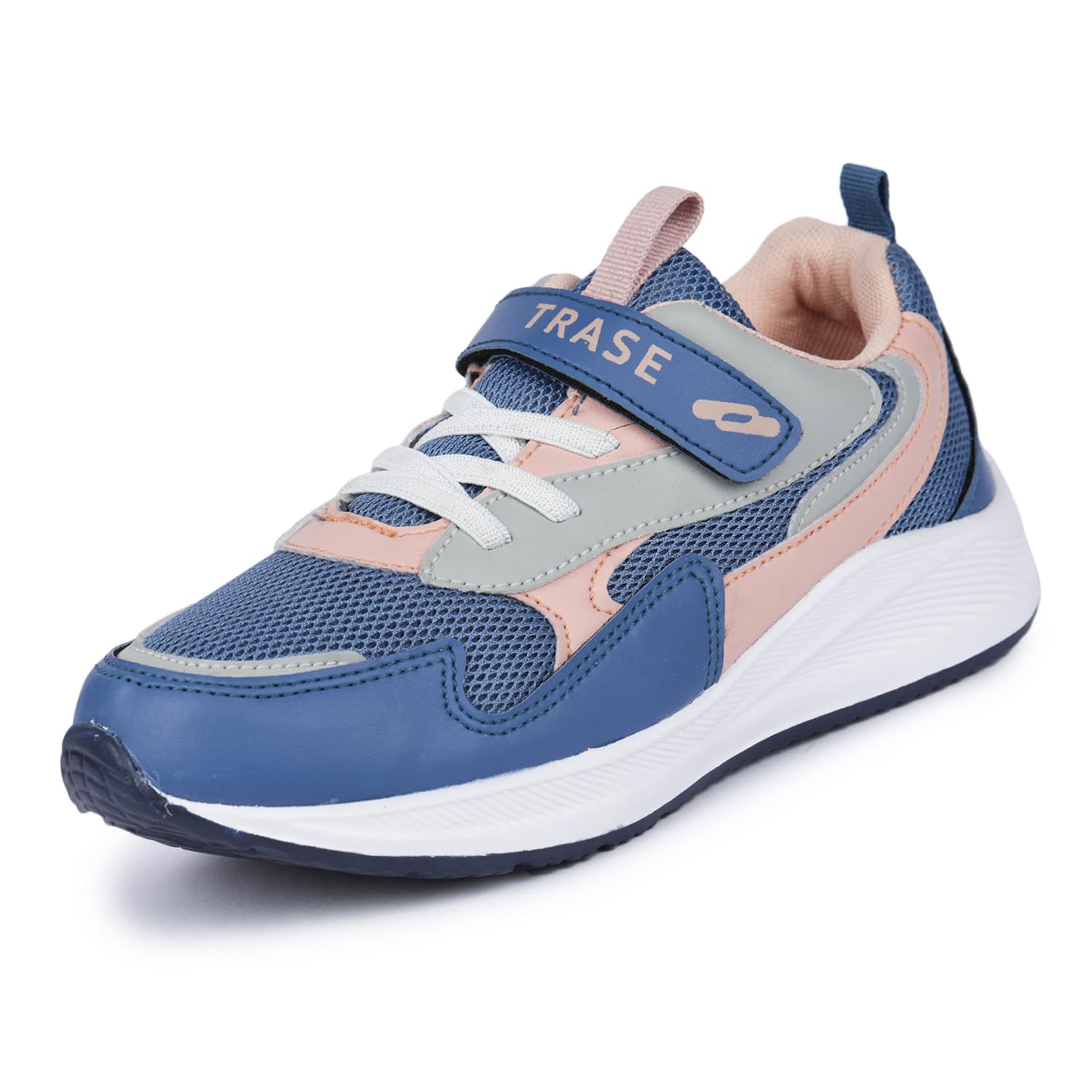 TRASE Next-II Kids Boys Sports Shoe |Running, Walking, All Day Casual Wear | Blue-Pink, 3 UK (B0BJZ8W8XD) Amazon Price History, Amazon Price Tracker