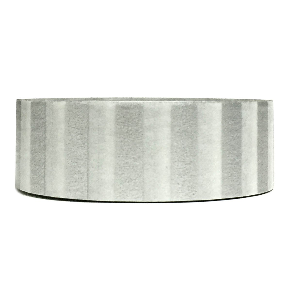 Wrapables Colorful Patterns Washi Masking Tape, Silver Short Stripe