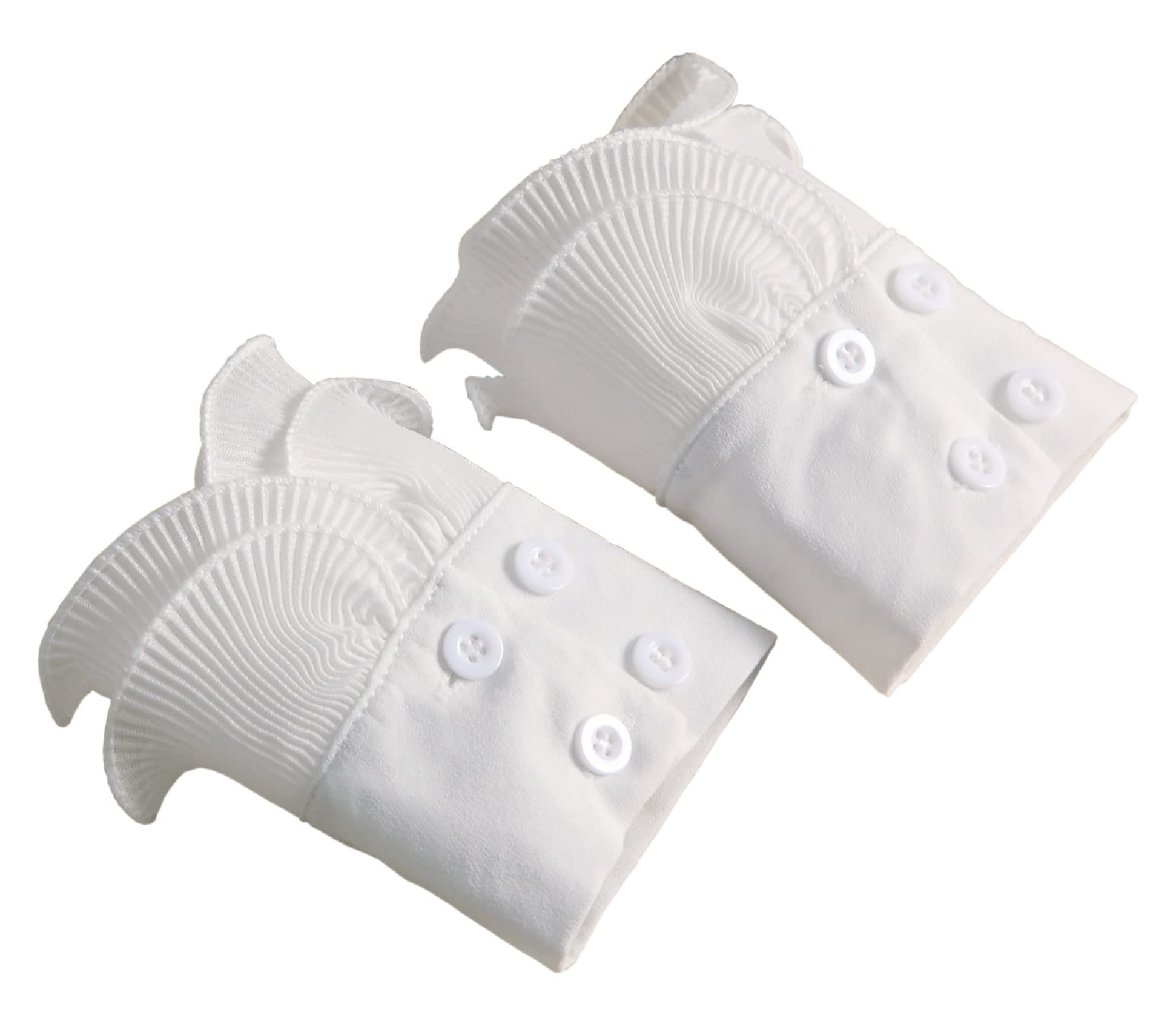 Chiffon Wrist Cuffs for Women Ladies Teens, Detachable Hand Sleeves for Sweater Blouse Coat Jacket Dress