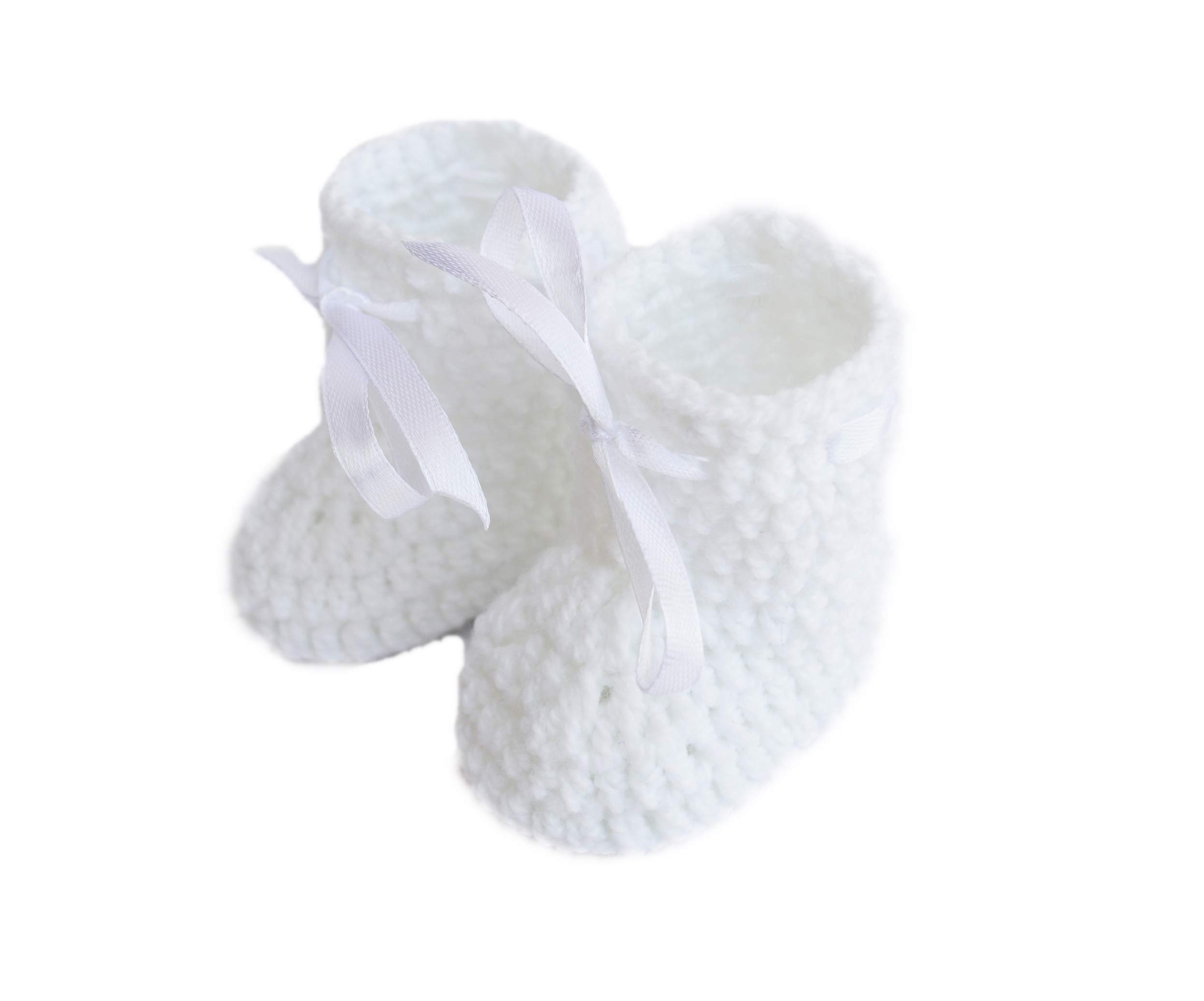 LOVE CROCHET ART Cute Crochet Baby Booties (0 to 6 Month) White (B07CW3SWQ2) Amazon Price History, Amazon Price Tracker
