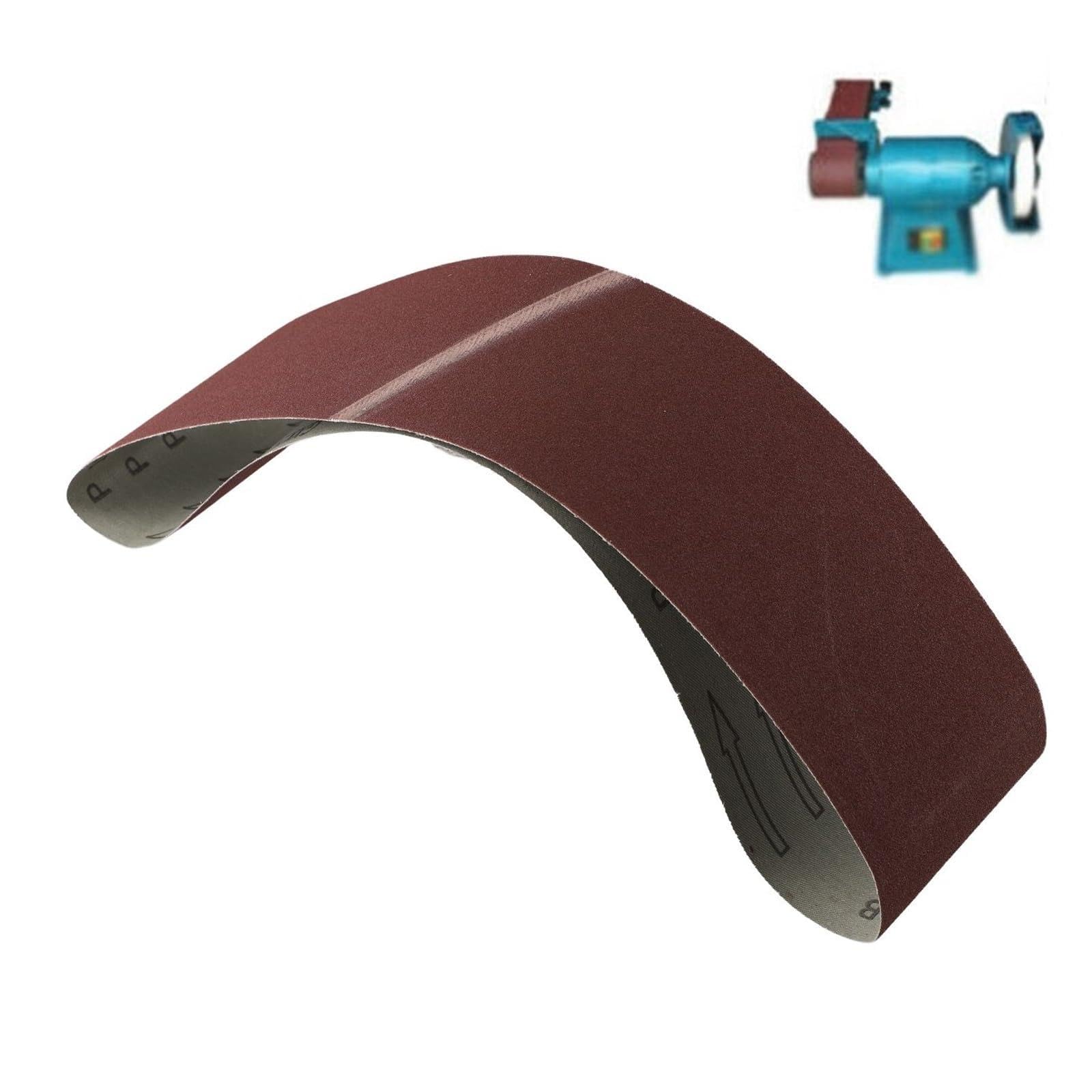 ZUOAHBDT Sander Belts Set, 2 pcs 915x100mm Aluminum Oxide Sanding Belts For Belt Sanders 40-1000 Grit(150Grit)