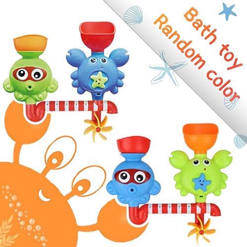 Miniatura 6 de Juguetes de baño para niños pequeños de 1 a 3 años de edad 1, 2, 3, 4 años, juguetes de bañera para niños y bebés, juguetes de bañera de agua