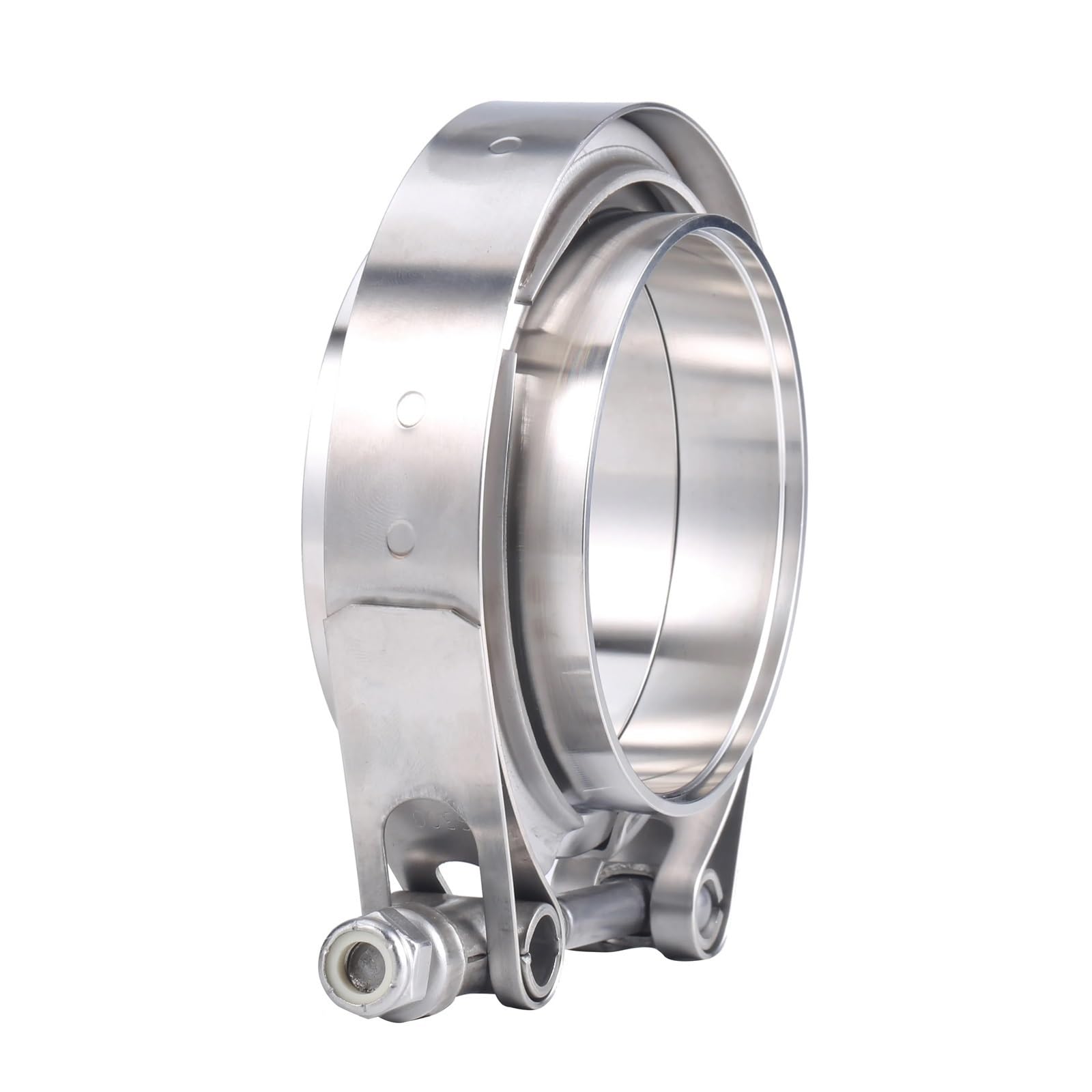 Auspuffschelle, Auspuff Schellen 304 Edelstahl 2 "2,25" 2,5 3 Zoll 51 63 76 Mm V-Band Klemme Turbo Auspuffrohr V-Band Klemme Männlich Weiblich Flansch V Klemme Kits(127mm 5 inch)