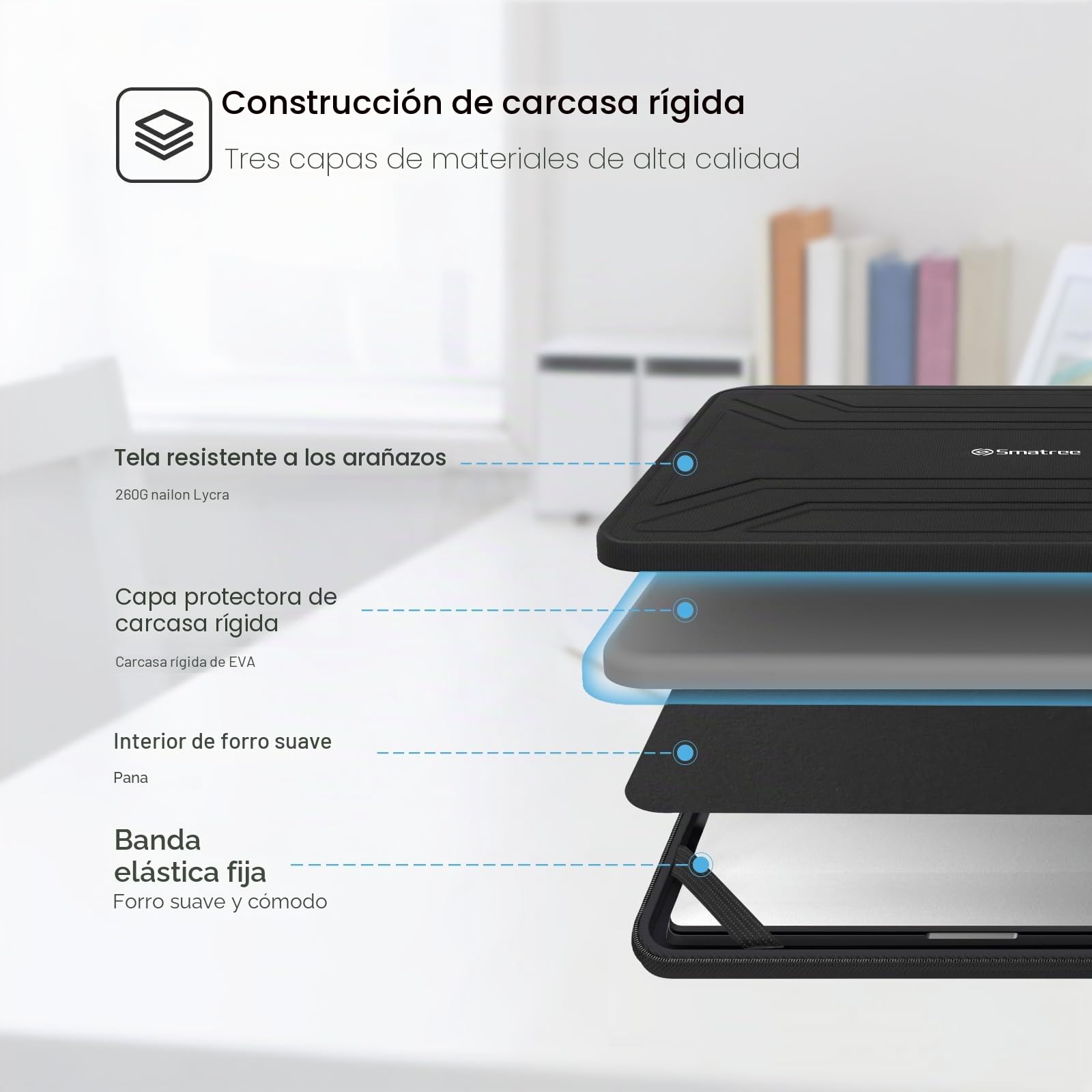 Funda para portátil de 18 pulgadas para ASUS ROG Strix Scar 18, funda dura ASUS ROG Strix SCAR 18 (2024), funda delgada de transporte