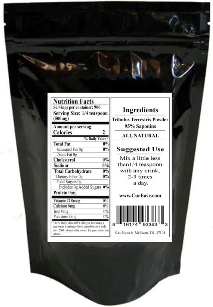 Miniatura 3 de CurEase Tribulus Terrestris Powder 95% Saponins