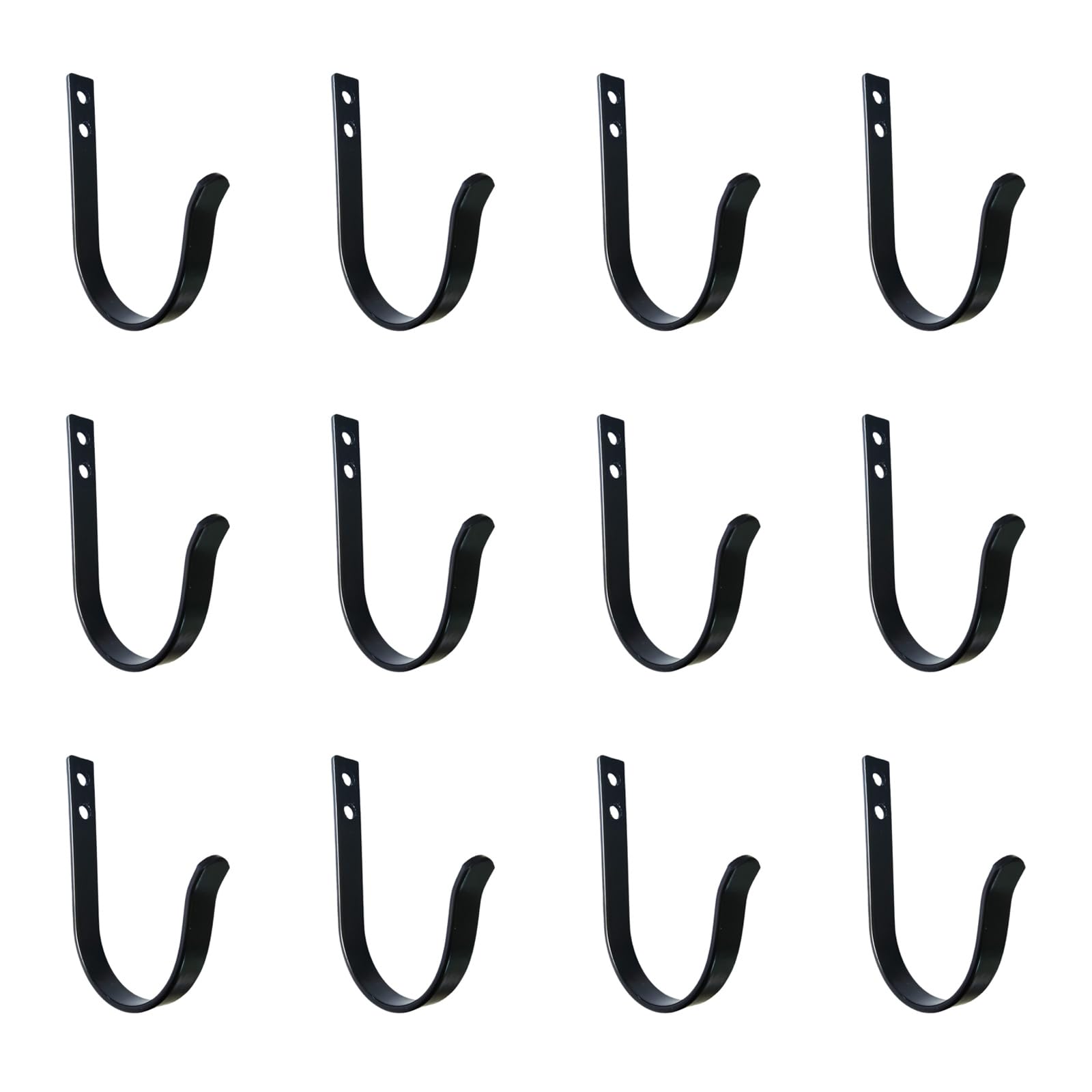 Elnwnnkc Multicolor 12Pcs Wall Mounted Coat Hook Metal Towel Hanger Screw In Metal Hanger Hat Hangers Hardware Enduring Mounted