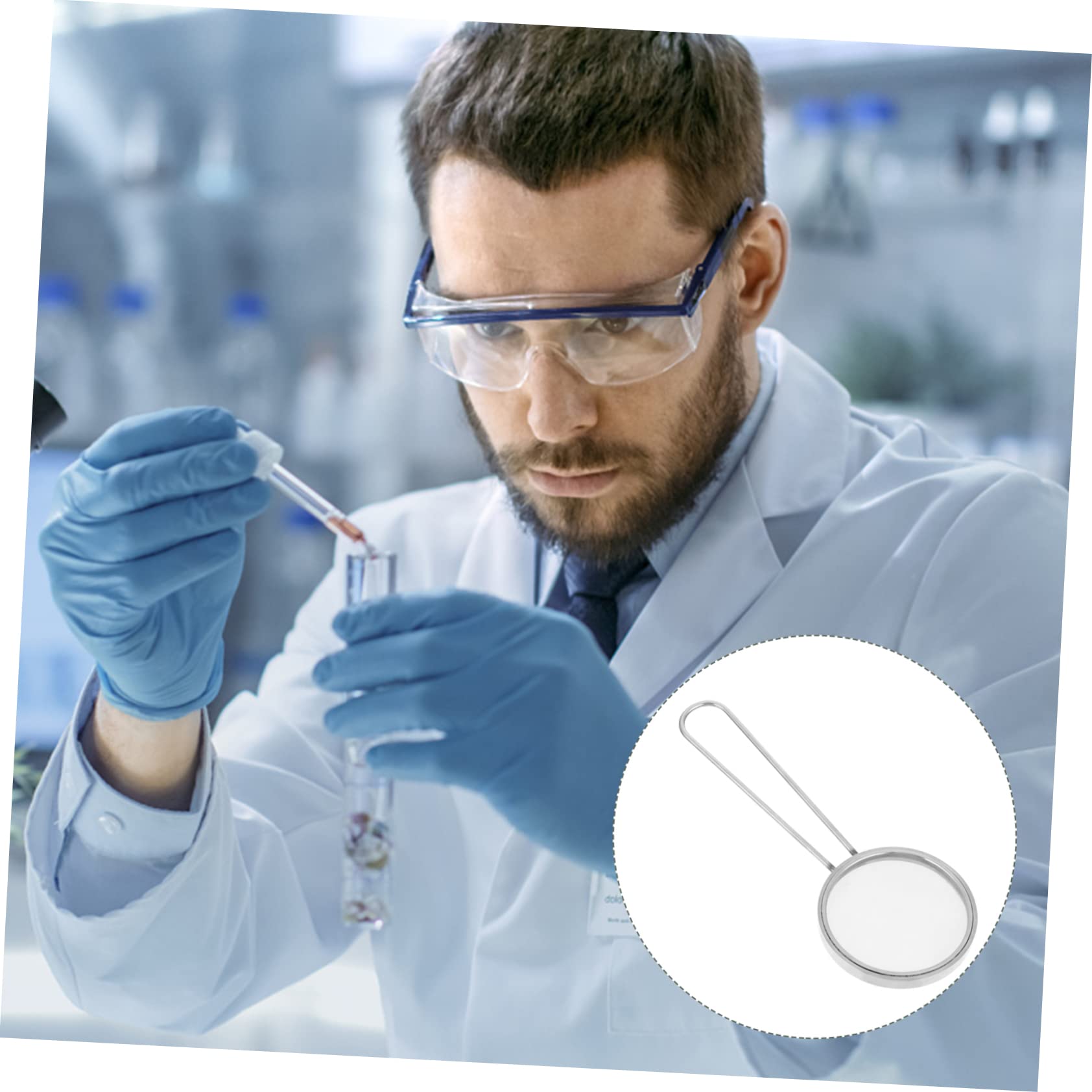 FUNOMOCYA 150 Cell Sieve Fine Mesh Strainer Stainer Steel Strainer Cell Strainer Mesh Strainers Test Sieve Stainless Colander Experiment Filter Standard Cell Strainer Silver Stainless Steel