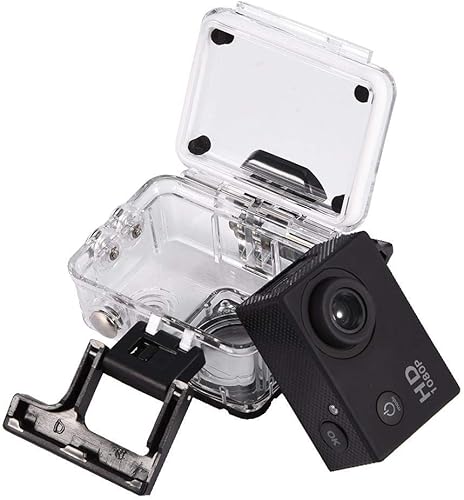 Miniatura 2 de Kit de cámara de acción 1080P 12MP 98.4 ft Deportes al aire libre Cámara de vídeo USB 2.0 Cámara subacuática Full LCD Mini videocámara con baterías