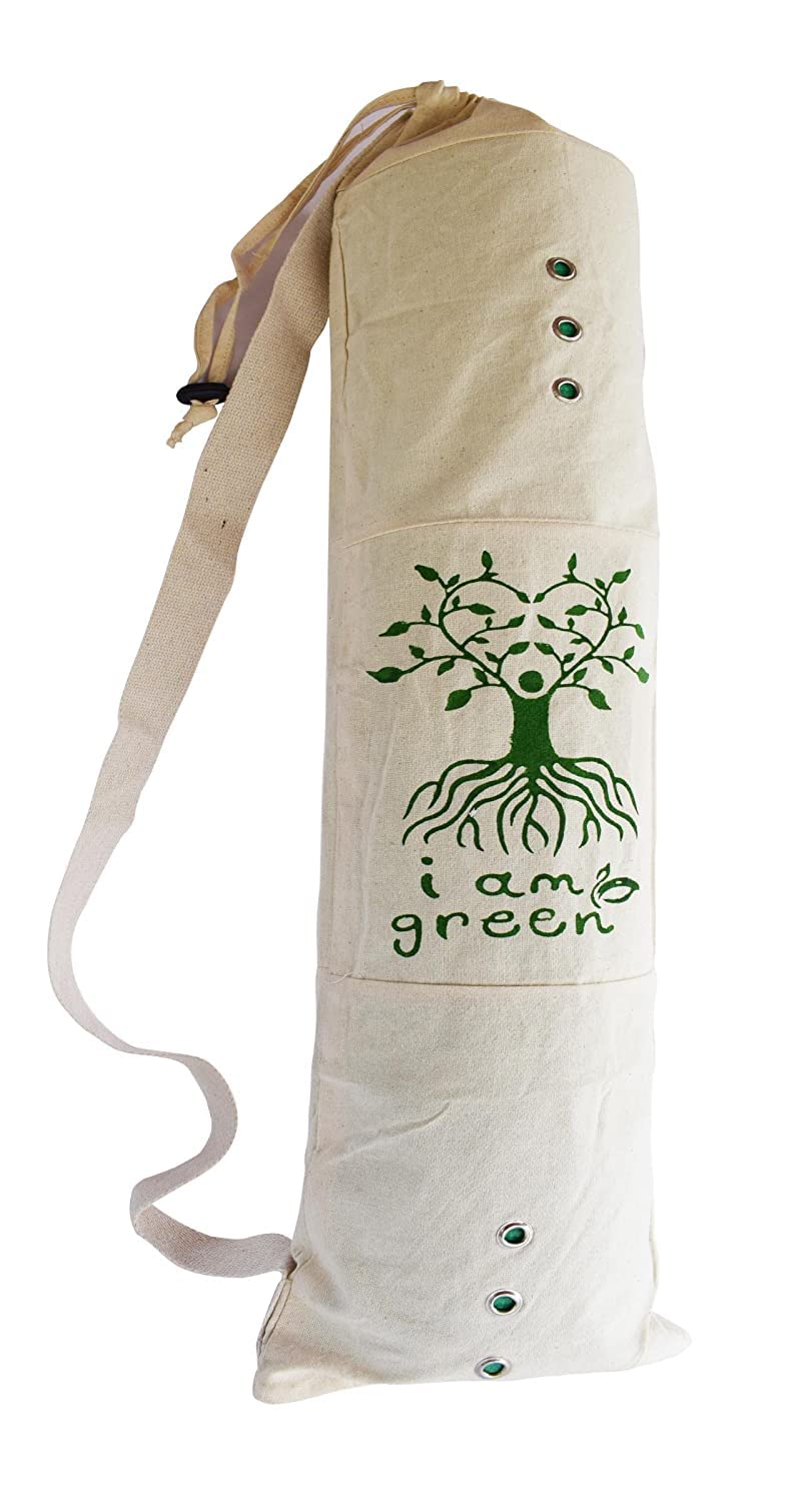 SNOOGG 100% Pack of 2 Natural Cotton Green Environment Friendly Fabric Yoga Mat Cover Size: 7” x 28 inch (B09TYHJ8LZ) Amazon Price History, Amazon Price Tracker