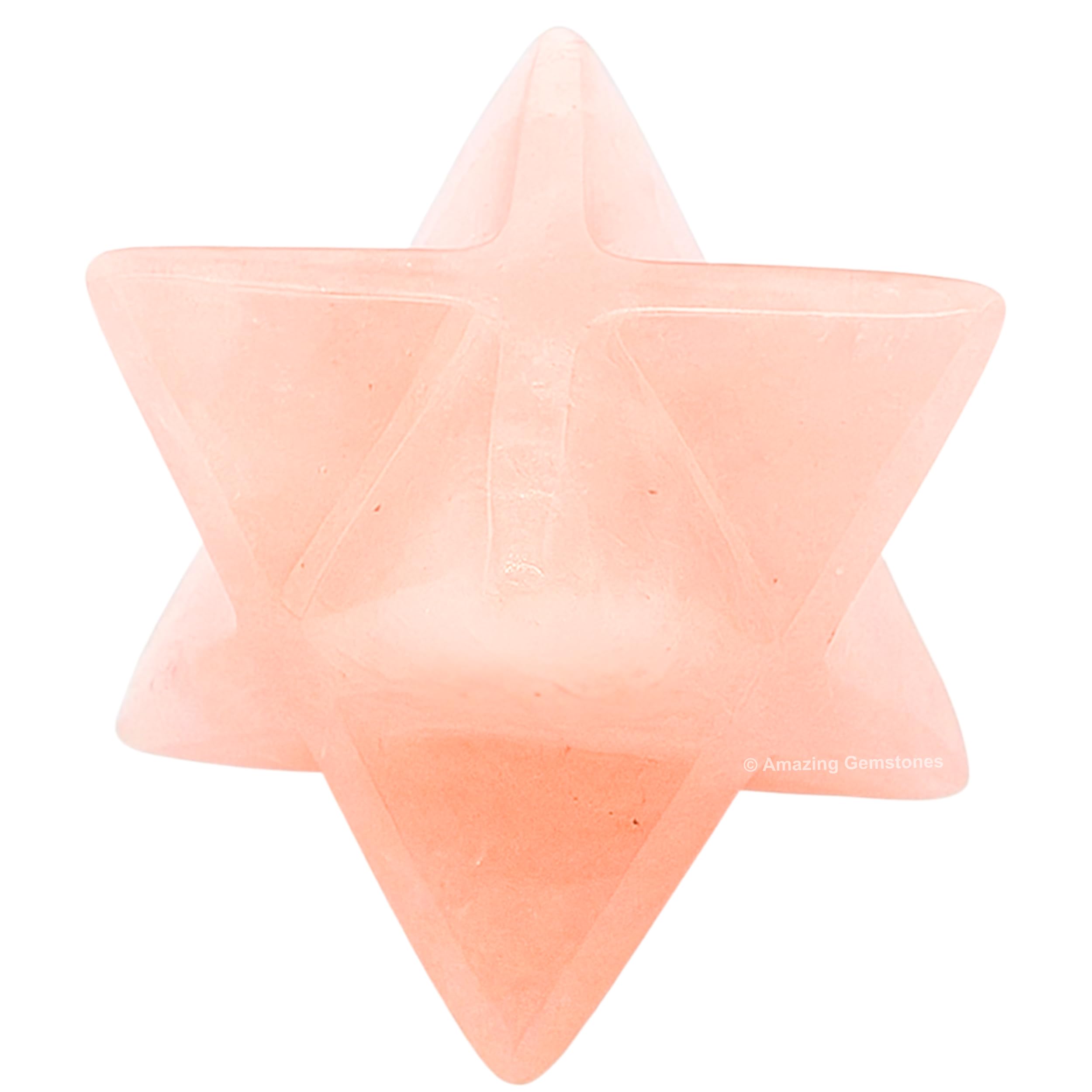 【ローズ クォーツ】マカバ スター ROSE QUARTZ Amazon.com: Amazing Gemstone Rose Quartz Merkaba Crystal - 0.75