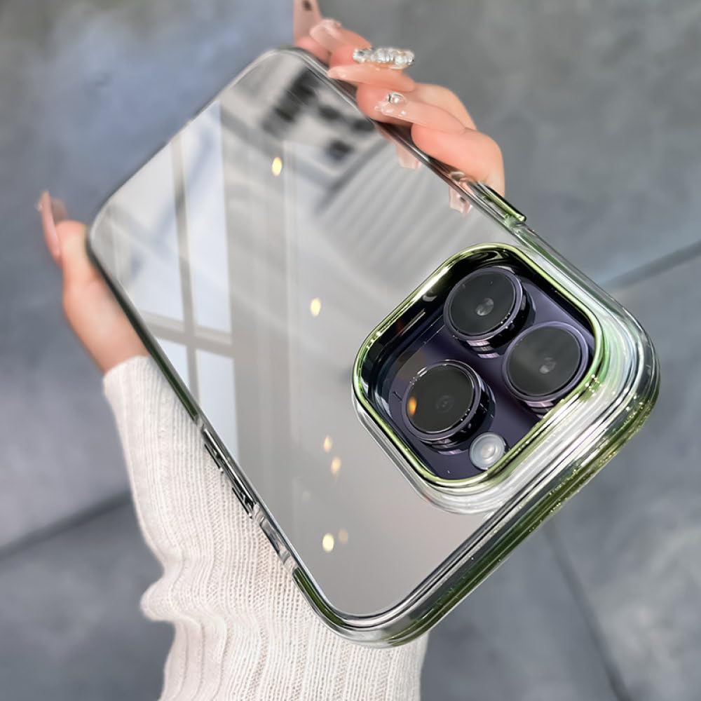 Coque de luxe pour iPhone 12 Pro Max antichoc plaquée avec miroir de maquillage rigide - 8