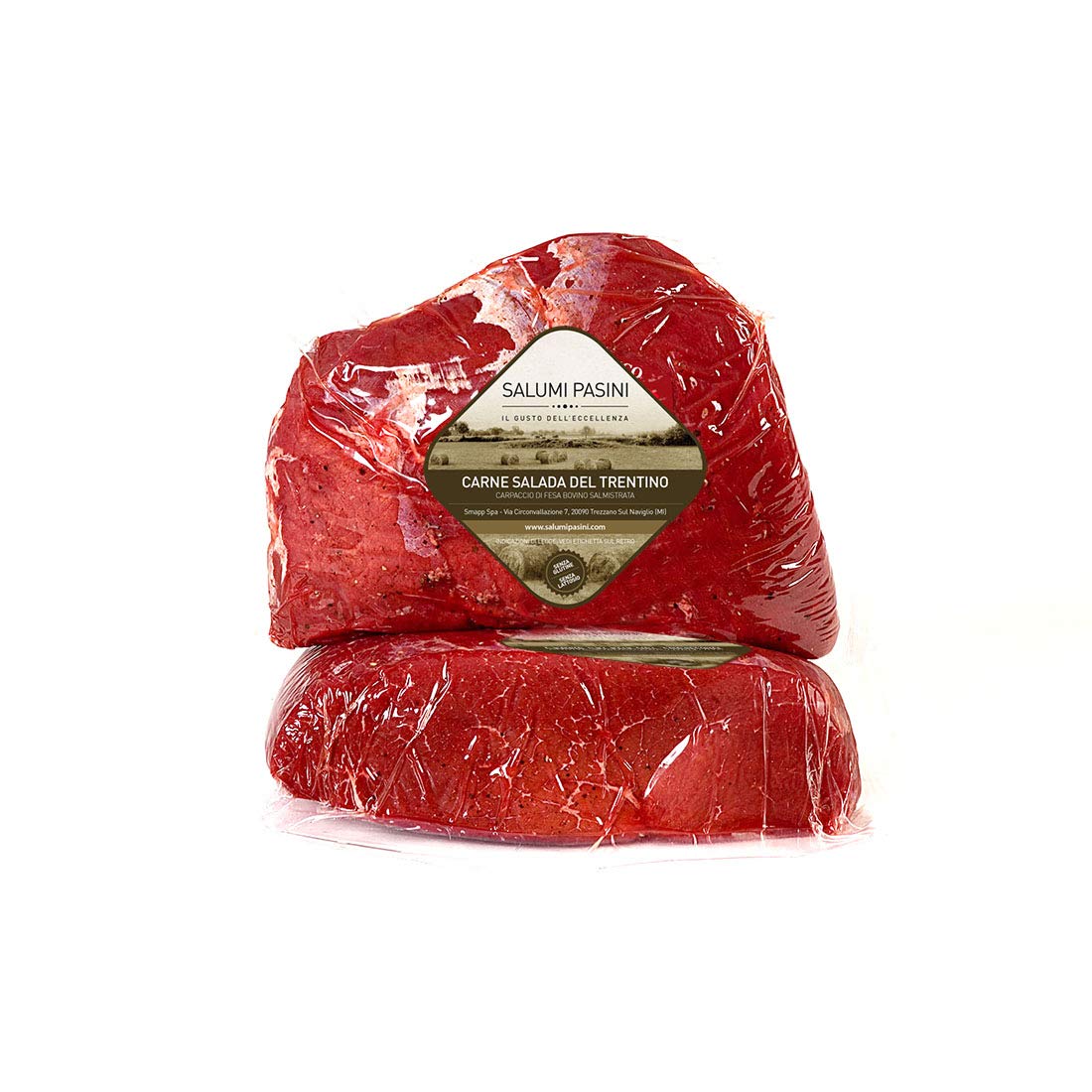 Carne salada Salumi Pasini® | prodotto tipico del Trentino | Fesa di manzo | 2,4 kg