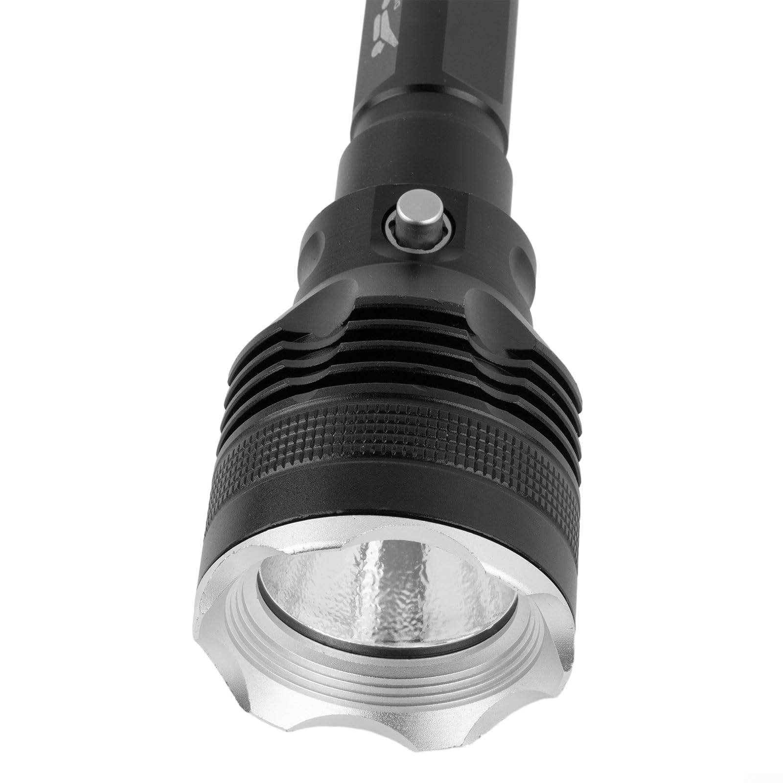 Torcia subacquea 4000LM P70.2 LED torcia subacquea impermeabile 80 m luce subacquea con USB per caricabatterie per campeggio, escursionismo, pesca, nero (C)