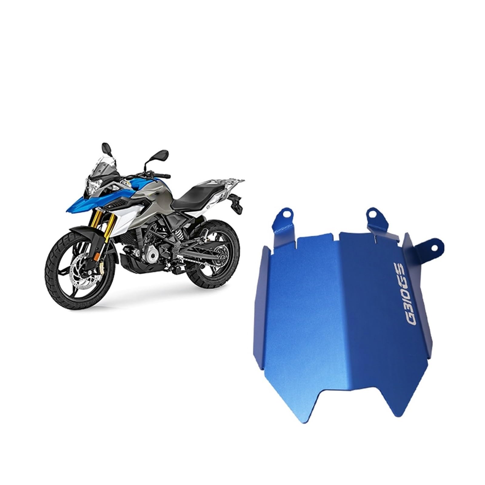Motorrad Schutzblech hinten für Motorrad für G310R, G310GS und G310 GS R 2017-2023 (Schwarz)