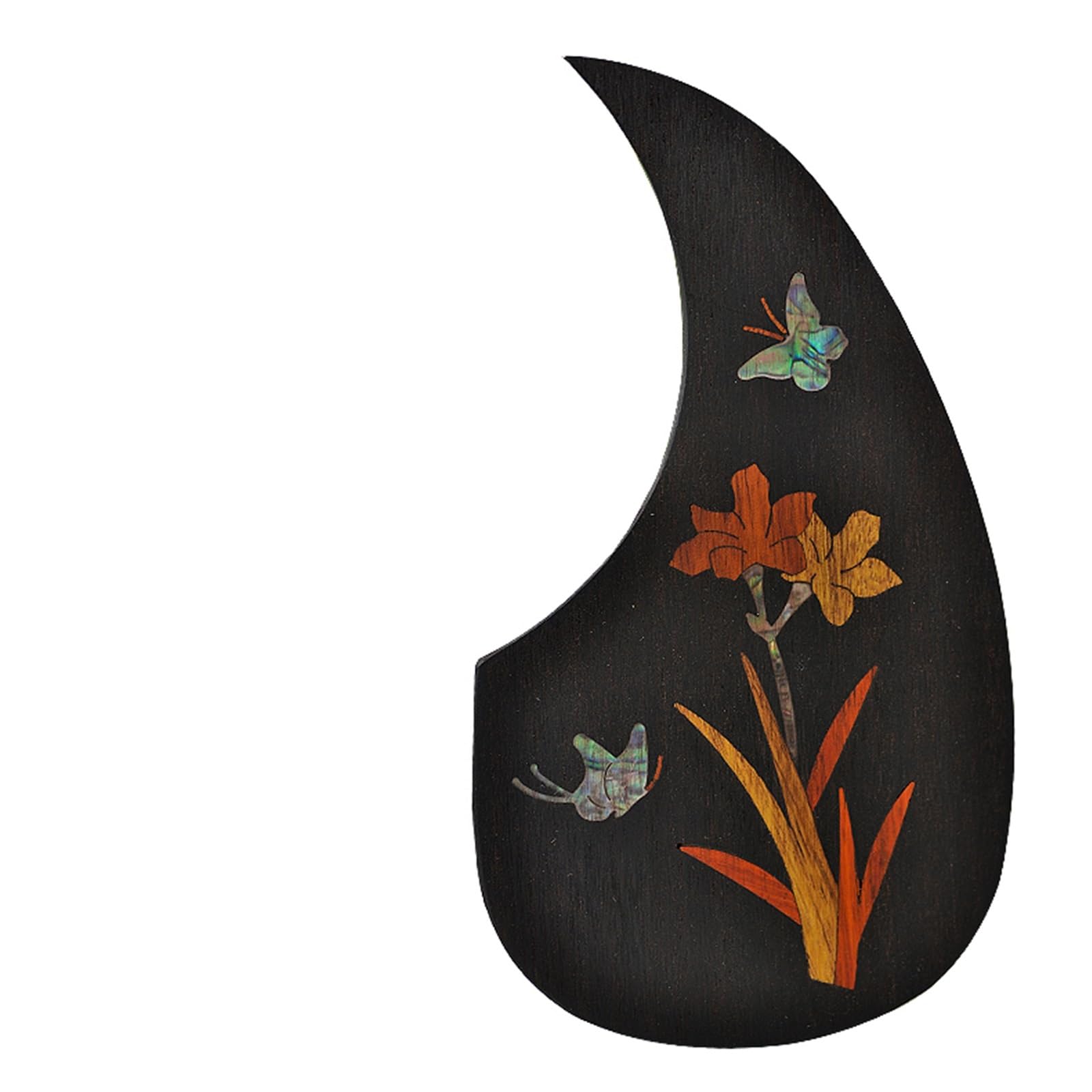 Profesjonalny Pickguard Do Gitary Akustycznej Drewniana Gitara Palisander Lite Drewno Rzeźbione Pickguard Akustyczna Gitara Pickguard Łatwa W Montażu(I)