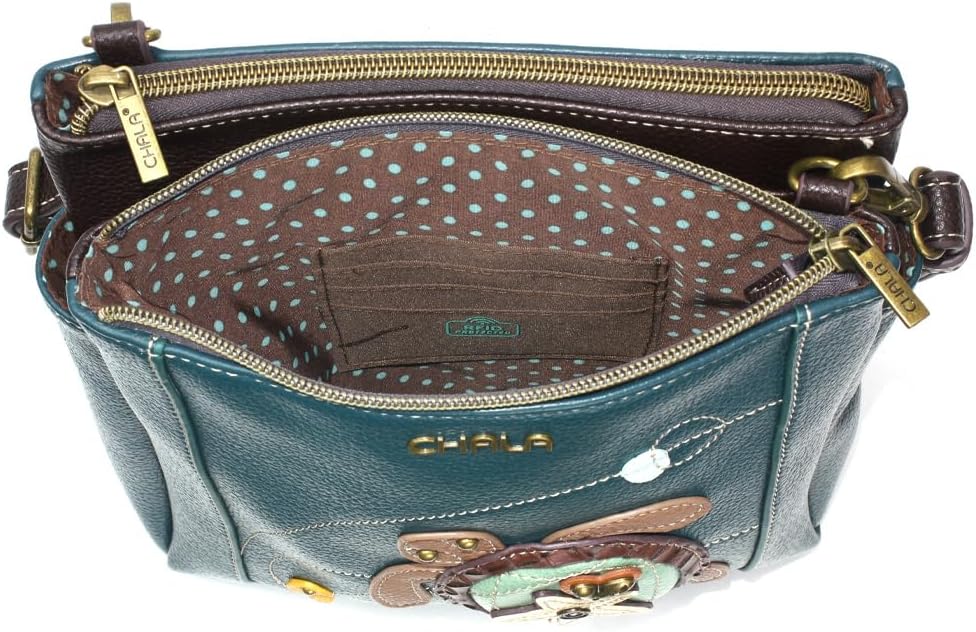 CHALA Merry Messenger RFID Protected Women Faux Leather Shoulder Purse with Adjustable Crossbody Strap | RFID Protected, Faux Leather - Image 4