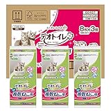 ユニ･チャーム デオトイレ 複数ねこ用消臭・抗菌シート8枚×3個セット システムトイレ シート 猫トイレ ねこトイレ