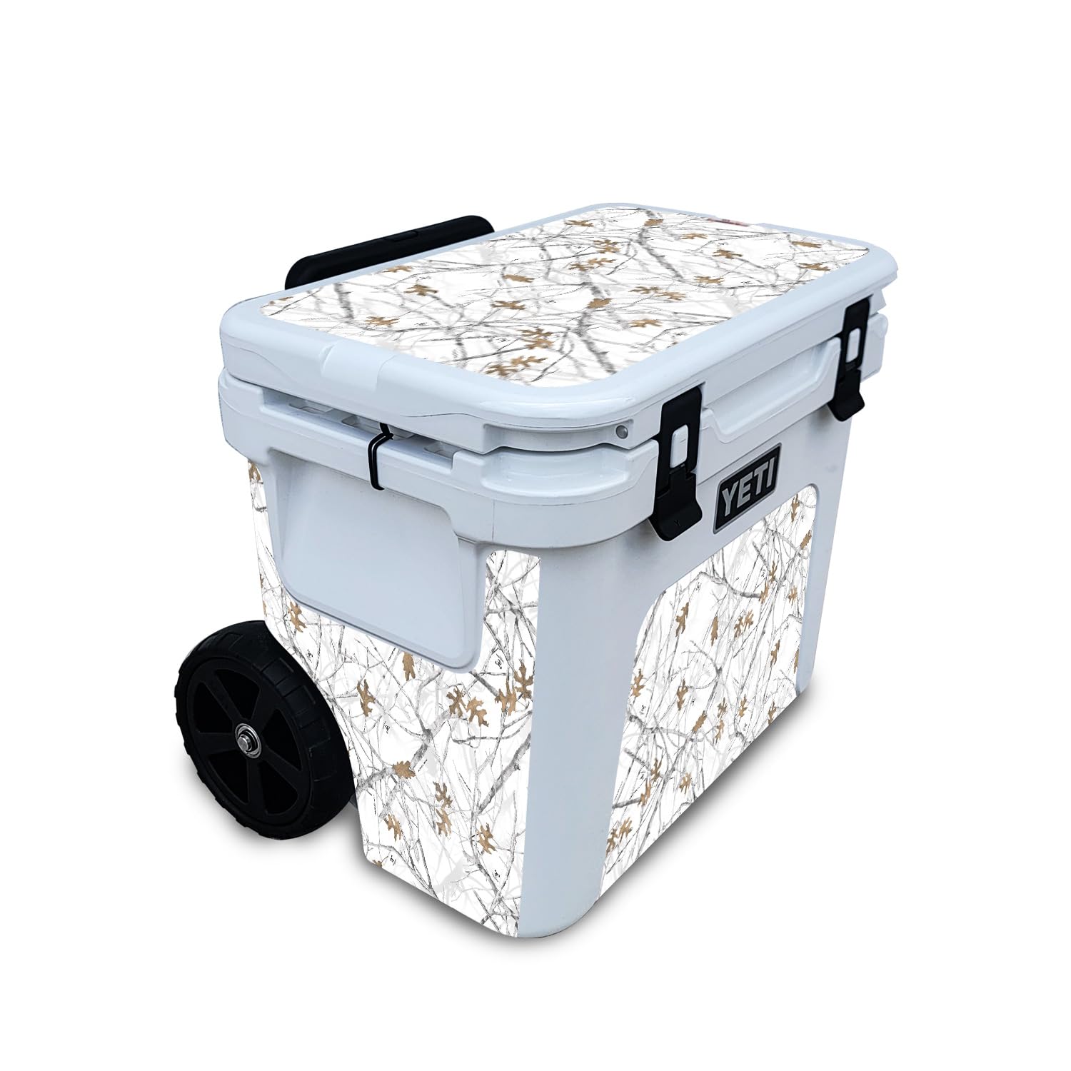 Skin Compatible with Yeti Roadie 32 Wheeled Cooler - Conceal Snow - Premium 3M Vinyl Protective Wrap Decal Cover - Easy to Apply | Crafted in The USA by MightySkins