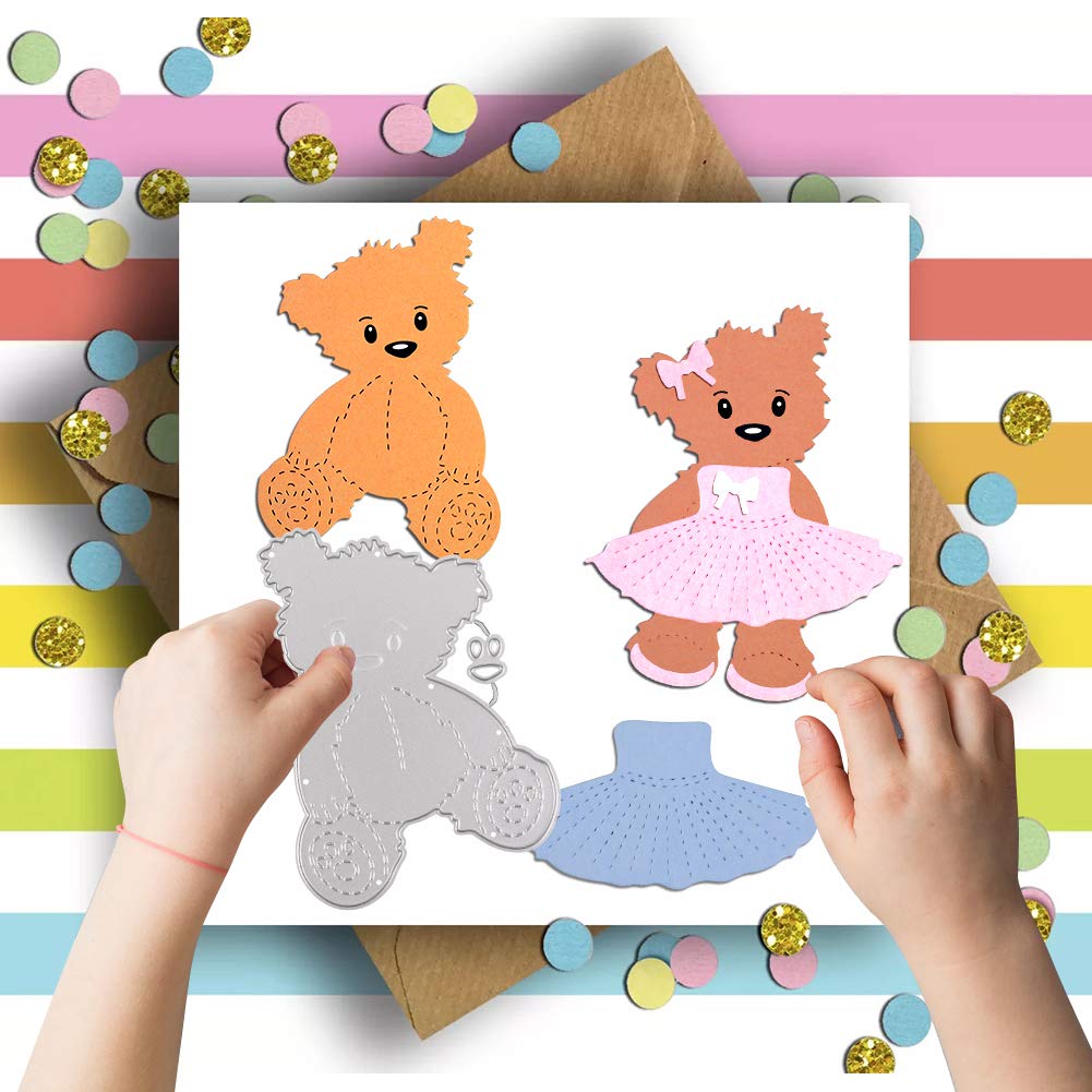 Matrices Découpe Métal Formes Chat - Lot De 6 - Pour Scrapbooking Et Cartes Faites Main