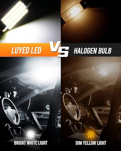Miniatura 7 de LUYED Juego de chips 2 X 570 de luz súper brillante 3014 48-EX 569 578 211-2 212-2 focos LED para luz de domo, blanco xenón