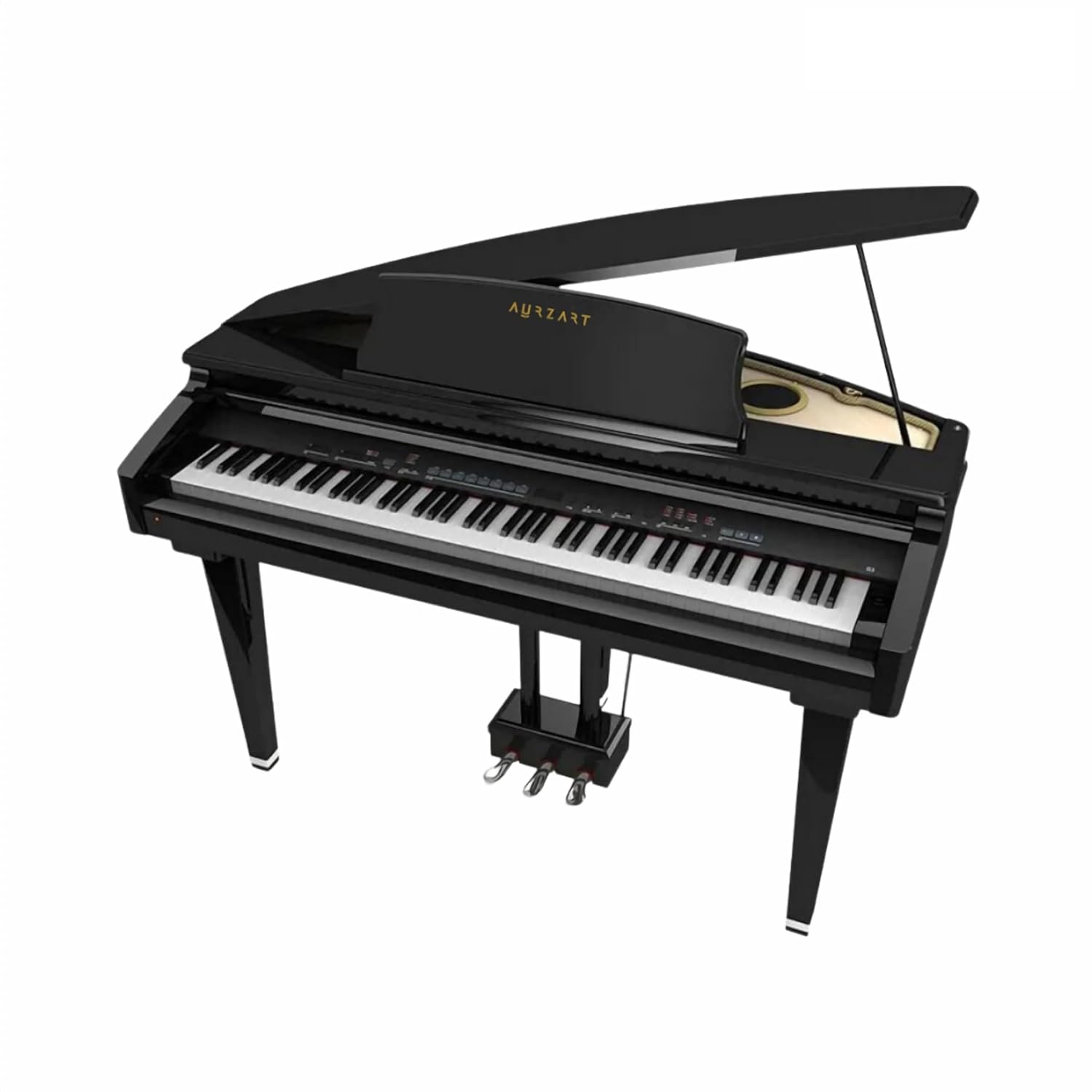 AURZART 88 Key Graded Hammer Action Baby Grand Digital Piano AZG3
