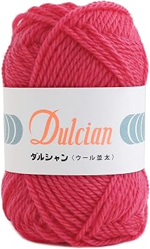 Daruma 5800 Wool Normal Thick Yarn Col.11 Pink 1.4 oz 40 g Approx. 26.5 ft 75 m