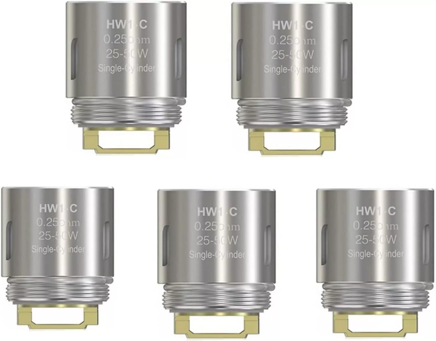 Eleaf iJust 21700 Coil HW-M2 Coil 0.2ohm Cabezal de repuesto para Eleaf ELLO Duro Atomizer Tank (HW-M2 0.2 Ohm)