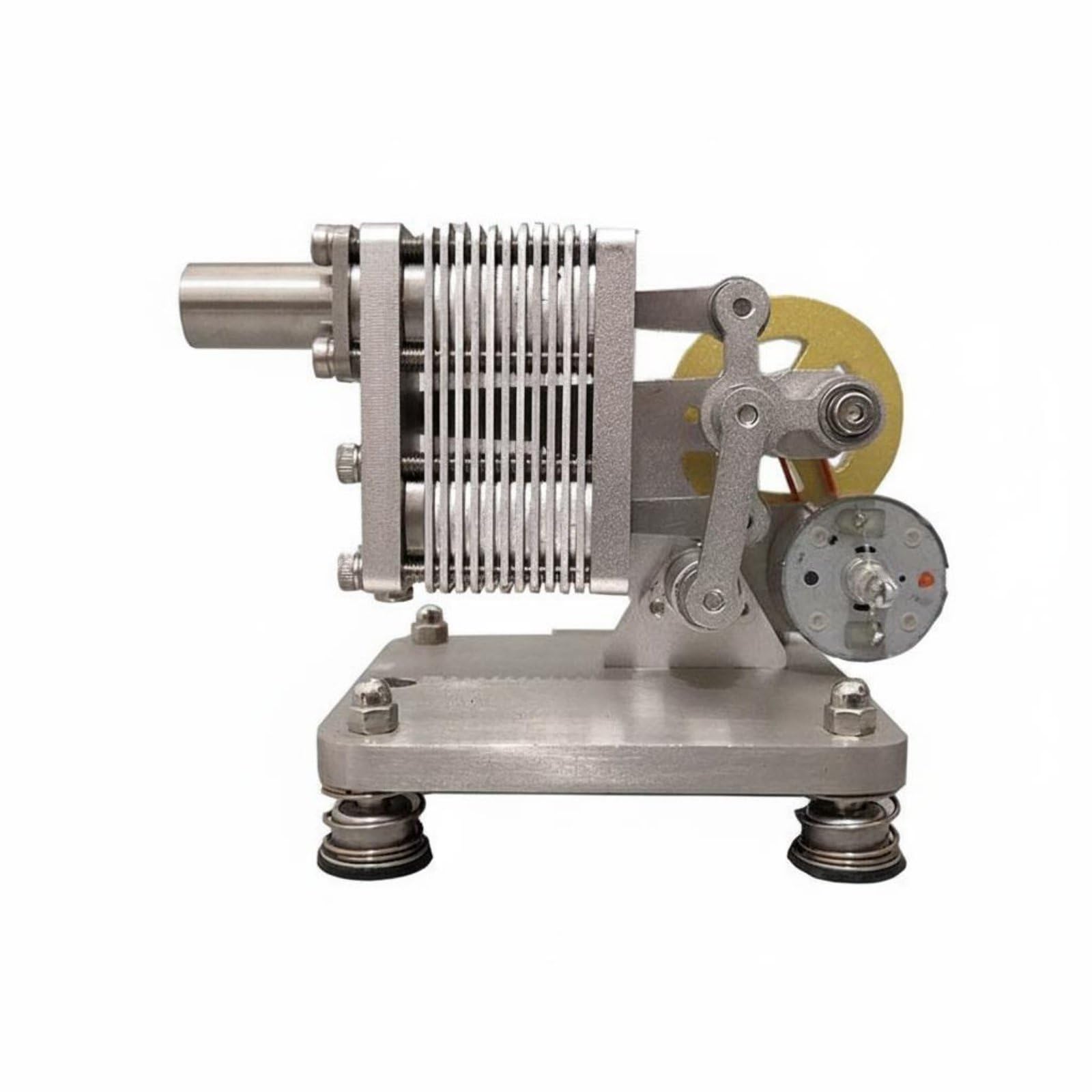 Physics Learning Engine Lernmotor Modell Stirlingmotor Dampfmaschine Experimentiergerät Robuster Metall Aufbau mit Schaukelarm Kolbenlauf für Klassenraum Lehrer Hobbyraum, Generator Model