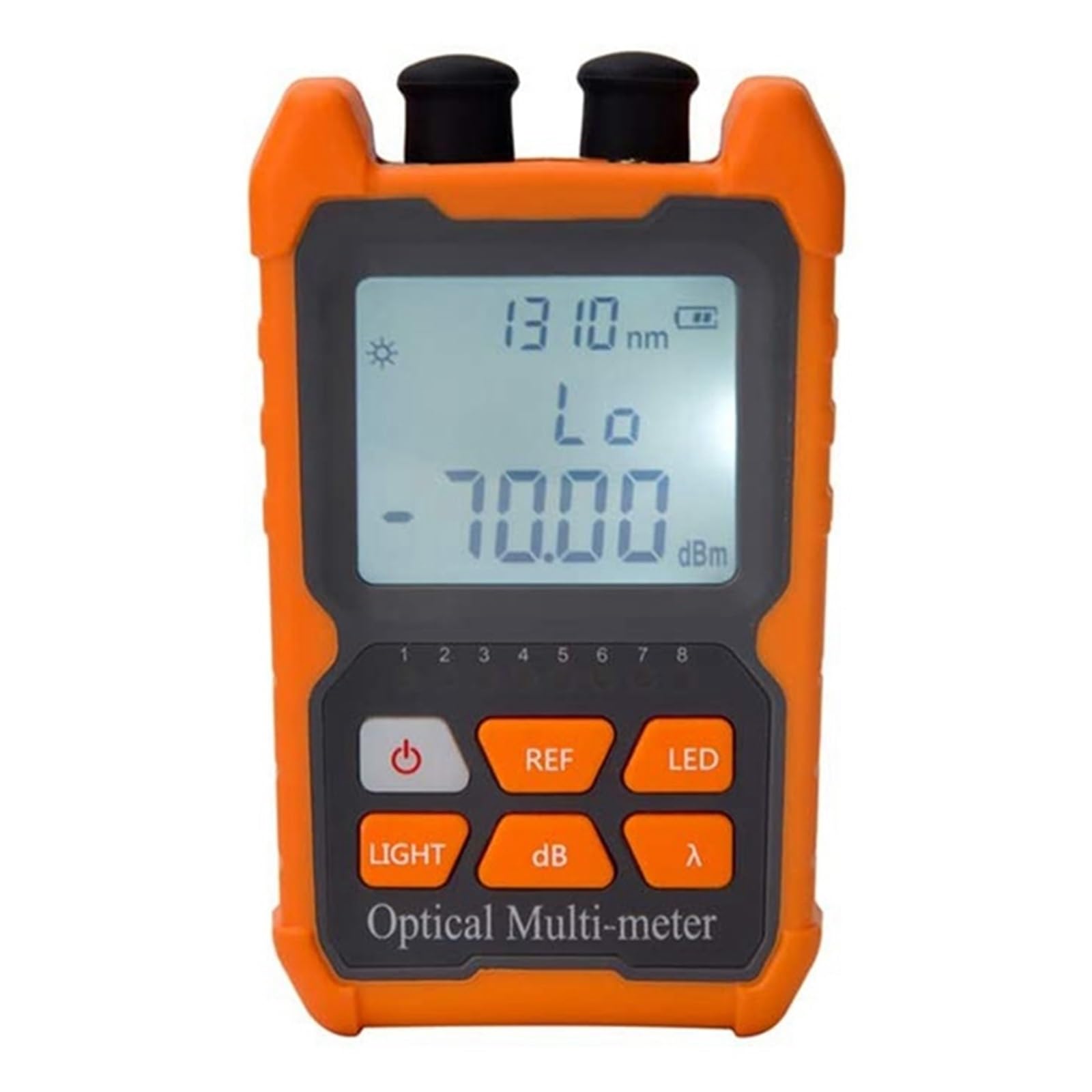 Photomètre à fibre, Testeur De Câble À Fibres Optiques Compteur De Puissance Optique Portable FC/SC/ST Interface Universelle Testeur De Fibres Intégré 1Mw Localisateur De Défauts Visuels Rapide et pré